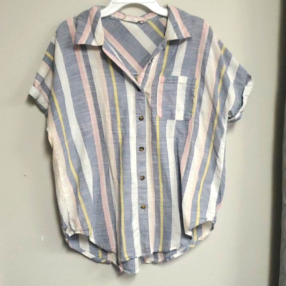 Colorful button down